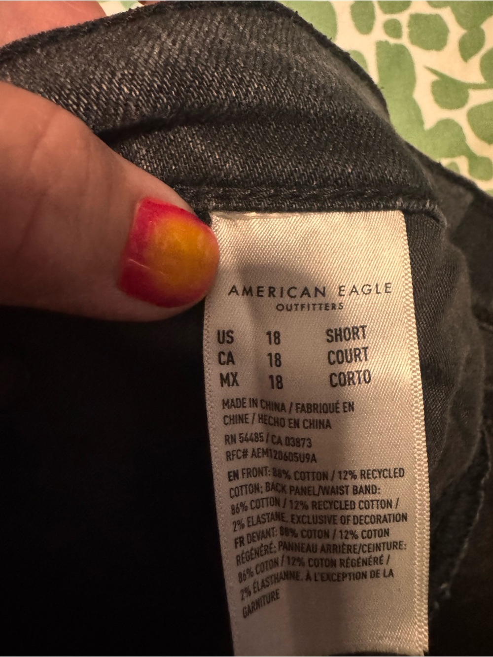 American Eagle Outfitters Women's Black Wide-Leg Jeans - Picture 4 of 4